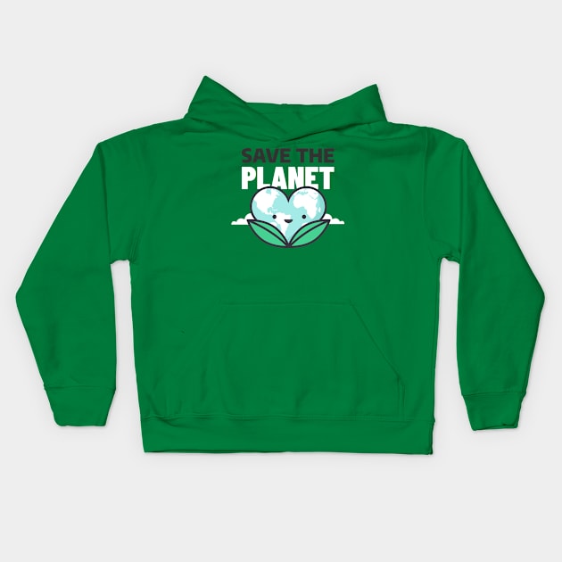 save the planet Kids Hoodie by TheAwesomeShop